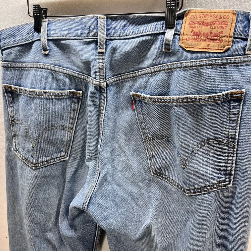 Levi’s 505 Regular Fit VTG Y2K Jeans‎ Mens 40/32 Blue Denim USA 3050